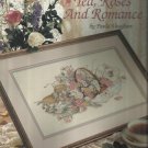 Cross Stitch Pattern Leaflet-Tea, Roses and Romance by Paula Vaughan-Leisure Art
