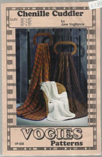 Craft Pattern-Chenille Cuddlers-VOGIES Patterns-Flannel Or Brushed Cotton