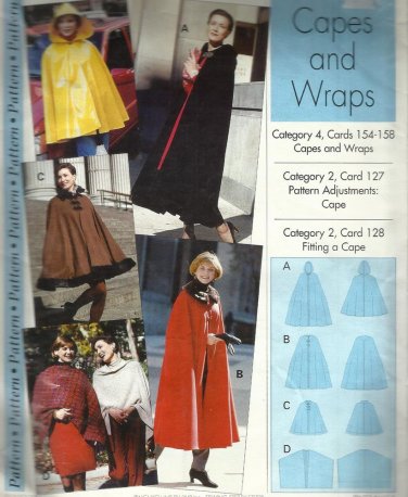 Pattern-Misses Capes & Wraps  in Sizes XS-SM-MD-LG-XL