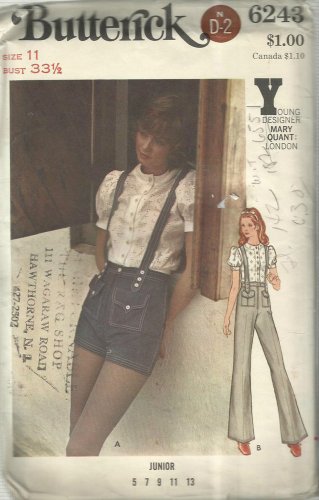 Vintage Pattern-Young Designer Mary Quant London-Junior Blouse-Pants-Shorts-11