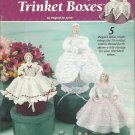 Crochet Pattern Booklet-Victorian Lady Trinket Boxes-5 Elegant Ladies-Valentines