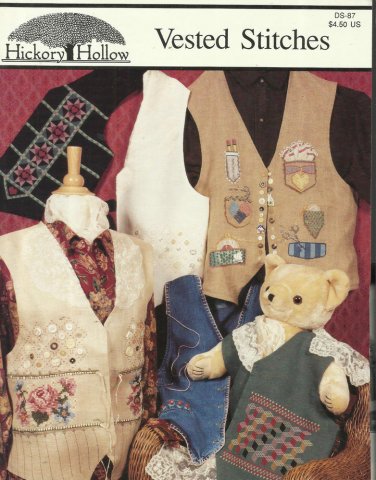 Cross Stitch Pattern Booklet-Vested Stitches by Hickory Hollow