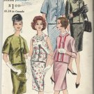 Vintage Vogue Printed Pattern--Two Piece Dress -Sz 12, Bust 32, Hip 34
