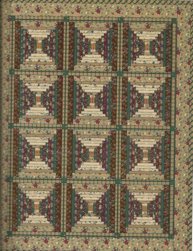 Quilt Pattern Instruction Booklet-Home Front Flannels-THIMBLEBBERRIES