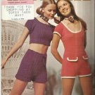 Vintage Hippy Crochet Pattern Leaflet-HOT PANTS-Columbia Minerva