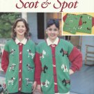 Cross Stitch Pattern Pamphlet-Scot & Spot-Just Cross Stitch by Charlotte Holder