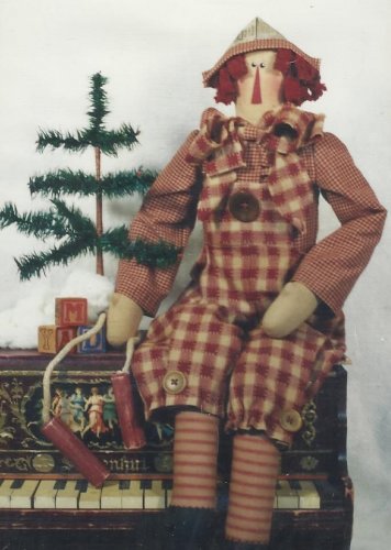 Doll Pattern-30" Raggedy Andy Doll-Ragamuffin Randy-Hanging By A Thread