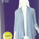 Sewing Pattern-Sew Simple One Easy Project-Misses Knit Cardi-Wrap-XXS-XL