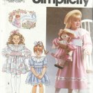 Pattern- Julie's Journey-Child's Dress & Doll With Matching Dress-Size 2-4