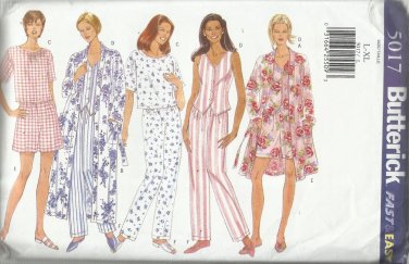 Pattern-Very Easy Robe-Belt-Top-Shorts & Pants-Sizes L-XL