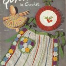 Vintage Crochet Pattern Booklet-Quick Tricks In Crochet-Aprons-Kitchen Accents