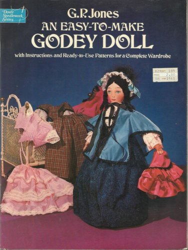 Pattern Booklet-Easy to Make Godey Doll-Patterns For Complete Wardrobe