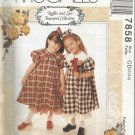 Pattern-Easy Ruffles & Lace-Children's Dress-Petticoat-Headband-Sz  2-3-4