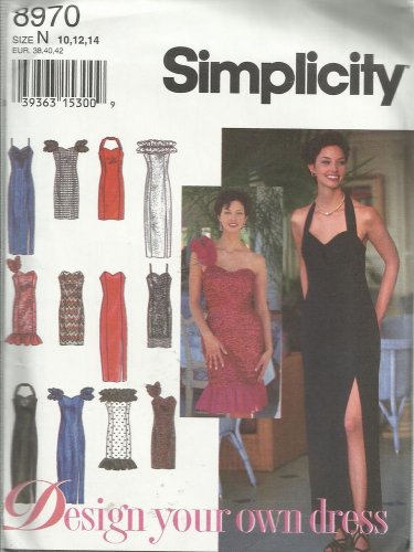 Pattern-Design Your Own Dress-Misses Dress in Two Lengths-Sizes 10-14 Holidays