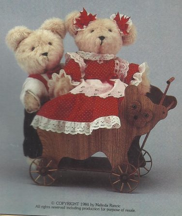 Bear Doll Pattern-Anything But Ordinary-22" Bear & Two Clothes Changes