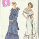 Vintage 70's Style Pattern-Misses Top-Slip-Skirt In Size 12