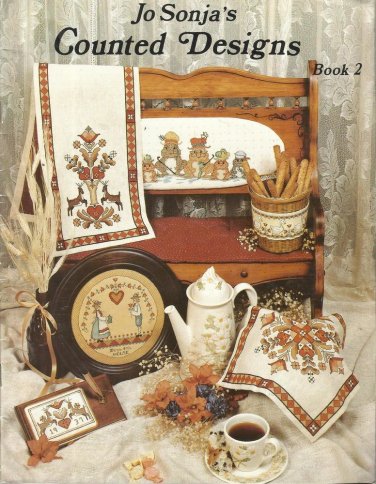 Cross Stitch Pattern Booklet-Jo Sonja's Counted Designs Book 2