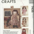 Doll Clothes Pattern-Fits 18" Doll Such As AMERICAN GIRL-Dresses-Coat & Hat