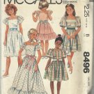 Vintage Pattern-Girl's Dress & Tie Belt In Size 10- Classic SUMMER Dress
