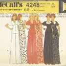 Vintage McCall's Carefree Pattern-Misses Dress Or Top & Pants in Size 10