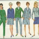 Vintage Pattern-Junior Jacket-Overblouse-Skirt-Pants in Size 9, Bust 30 1/2