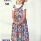 Pattern-Toddlers Very Easy Jumper-Sz 1-2-3   Summer