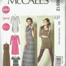McCall's Plus Size Pattern-Easy Knit Plus-Women's Dress in Sizes 18W-20W-22W-24W