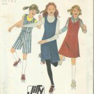 Vintage JIFFY Simplicity Pattern-Girl's Jumper & Culotte Jumper Sizes 7 & 8