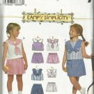 Simplicity Pattern-Camp Simplicity-Child's Set of Tops & Shorts  Sizes 5-6-6X