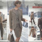 VOGUE CAREER WARDROBE PATTERN-Misses Jacket-Dress-Top-Skirt-Pants-Sizes 8-10-12