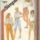 Half Size Pattern-Set of Pants in Four Lengths In Half Sizes  20 1/2"-24 1/2"