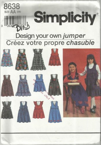 Simpicity Pattern-Design Your Own Jumper-Child's Jumper in Two Lengths  3-6