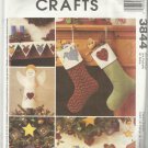 Christmas In July-McCall's Crafts-Holiday Stitchery Decorating-Ornaments-Tree Sk