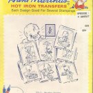 Embroidery Patterns-Aunt Martha's Hot Iron Transfer-Ducky Ducks-Several Stamping