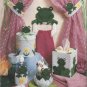 Plastic Canvas Pattern Booklet-Bathroom Frogs-8 Projects Too Cute!!!!