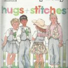 Simplicity Pattern-Hugs + Stitches-Child's Pants-Skirt-Vest & Knit Top-Sz 2-6X