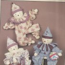 Jenny Wren Doll Pattern-Old Time Clowns-24" Dolls and Clothes