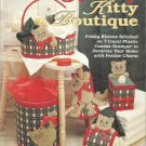 Plastic Canvas Pattern Booklet-Holiday Kitty Boutique-Tissue Cover & Roll Holder