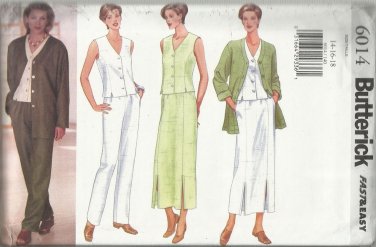 Patterns-Fast & Easy-Misses Jacket-Top-Skirt-Pants In Sizes14-16-18