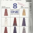 Pattern-8 Great Looks ONE Easy Pattern-Misses Jumper in Two Lengths-Sz 6-8-10