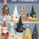 Plastic Canvas Pattern Booklet-Holiday Air Fresheners-Witch-Santa-Christmas Tree