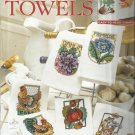Cross Stitch Pattern Booklet-Terrific Towels by Barbara Baatz-Primrose-Chickens
