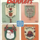 Plastic Canvas Pattern Booklet-Festival of Banners-10 Banners-Christmas In July
