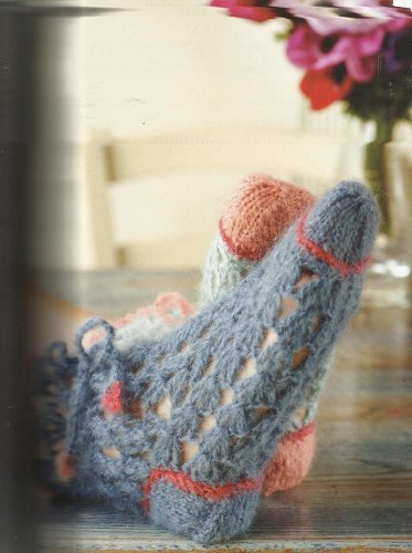 Knitting Pattern Book-Knitted Comfort For The SOLE-22 Designs For Socks-Slippers