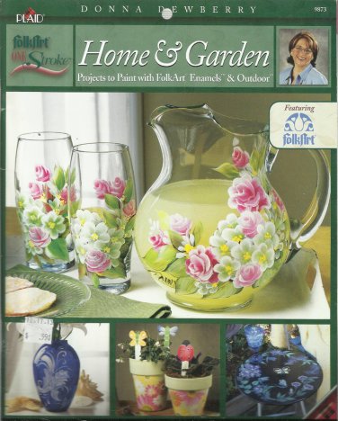 Tole Painting Pattern & Instruction Booklet-Donna Dewberry-Home & Garden-Enamals