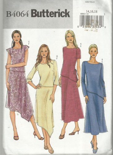 Pattern-Easy Misses Top & Skirt-Sizes 14-16-18