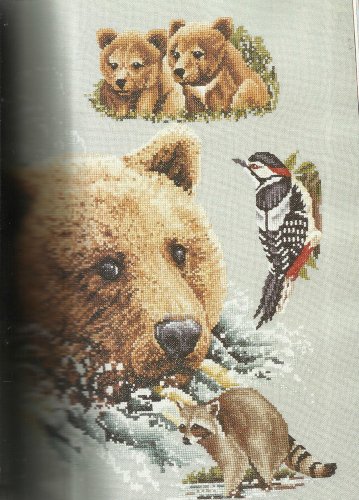 Cross Stitch Pattern Book-Cross Stitch Animal Collection-Mayhew-Safari-Ocean Lif