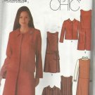 Simplicity Pattern-Easy Chic Karen Z-Misses Dress-Jumper-Skirt & Jacket Sz 12-18