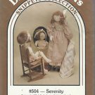Doll Pattern-Dream Spinners-27" Serenity Doll & Clothes-Quilt  UNCUT