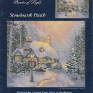Cross Stitch Chart-Thomas Kinkade-Stonehearth Hutch  OOP